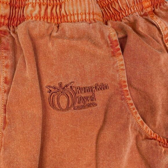 Crazy Shirts Pumpkin Dyed Joggers Mens Large Drawstring Heavyweight - Picture 8 of 13